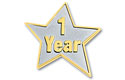 Star Service Award Pin - 1 Yr